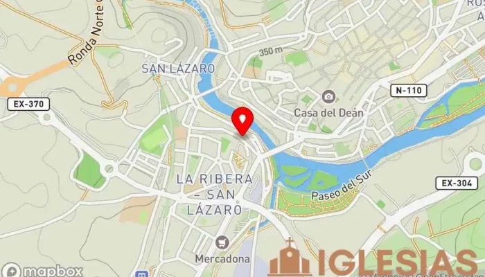 mapa de IGLESIA REY DE REYES DE PLASENCIA Iglesia cristiana, Iglesia evangélica, Lugar de culto en Plasencia