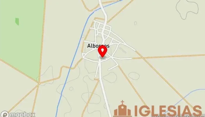 mapa de Iglesia San Miguel Arcángel Iglesia en Albornos