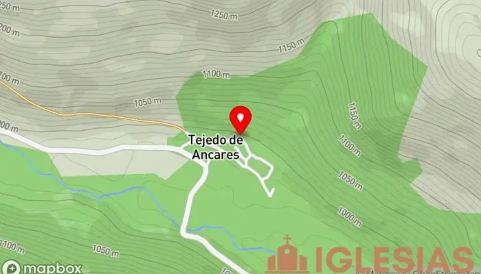 mapa de Iglesia Tejedo de Ancares Iglesia en León