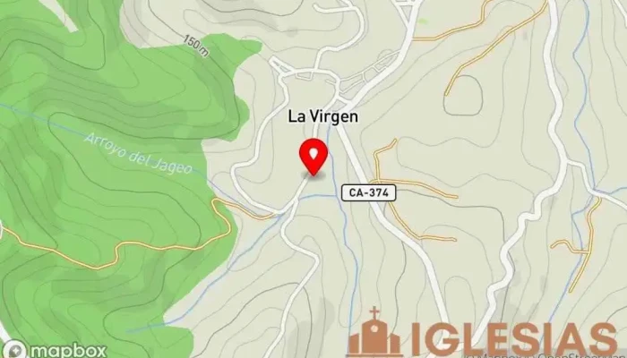 mapa de Iglesia Virgen de la Caridad Iglesia en La Virgen