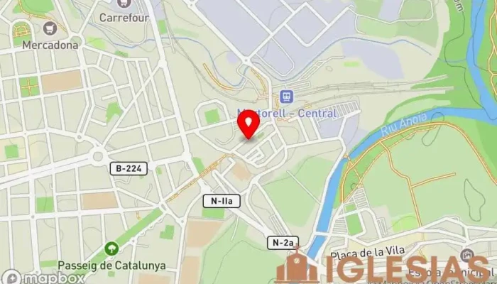mapa de La Iglesia de Jesucristo de los Santos de los Últimos Días Iglesia cristiana, Iglesia de Jesucristo de los Santos de los Últimos Días, Organización religiosa en Martorell