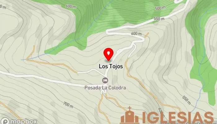 mapa de Los Tojos  en Los Tojos