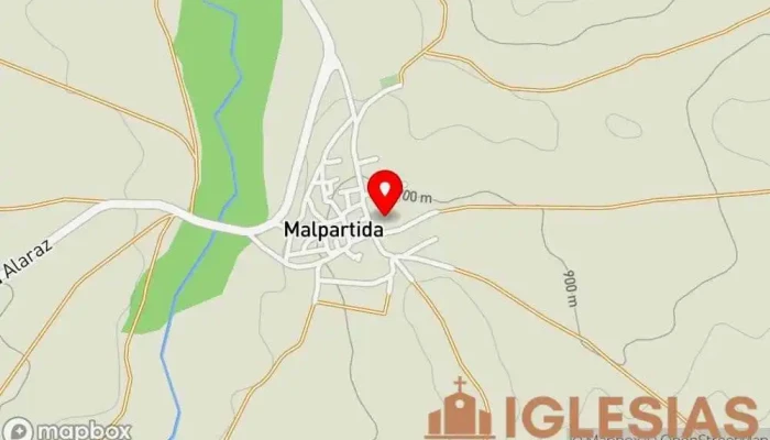mapa de Malpartida  en Malpartida