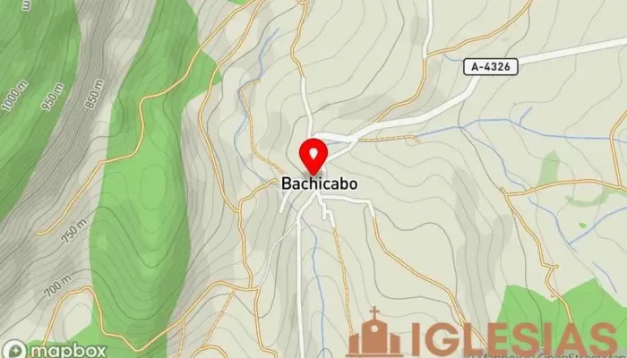 mapa de Mattin Deunaren Eliza/Iglesia de San Martín Iglesia en Bachicabo