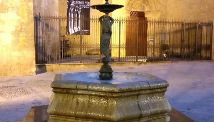 Monasterio De San Pedro El Viejo -  Estatua - Huesca