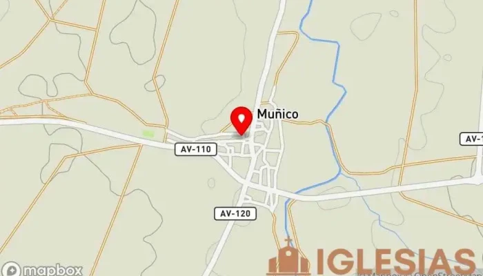 mapa de Muñico  en Muñico