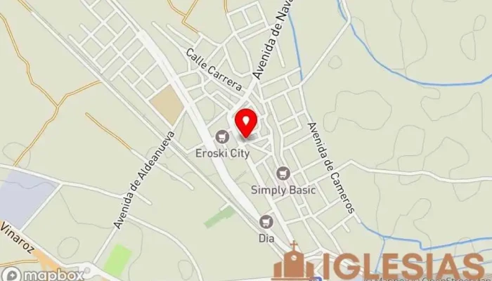 mapa de Obispado De La Diocesis De Calahorra La Calzada Y Logroño Iglesia católica en Rincón de Soto