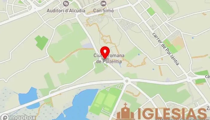 mapa de Oratori de Santa Ana Iglesia en Alcúdia