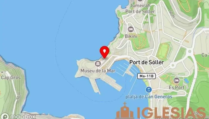 mapa de Oratori de Santa Caterina d'Alessandria / Kloster Santa Catalina de Alexandria Iglesia en Balearic Islands