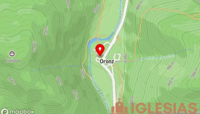 mapa de Oronz  en Oronz