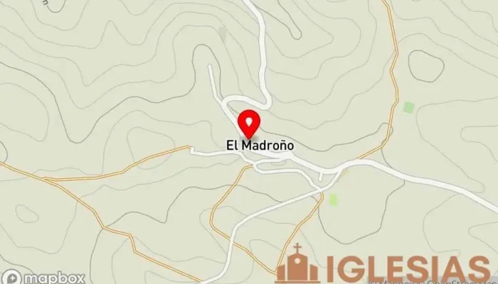 mapa de Parroquia católica San Blas Lugar de culto en El Madroño