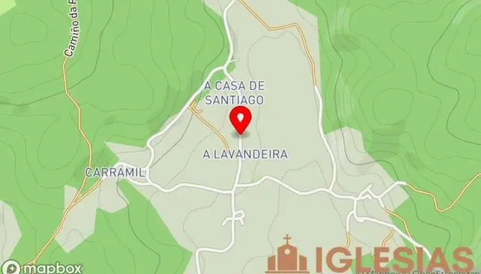 mapa de Parroquia católica San Miguel Parroquia en Castroverde