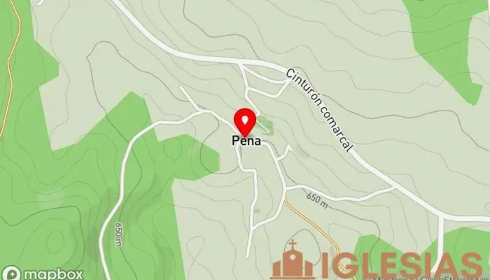 mapa de Parroquia católica Santa María Magdalena Parroquia en Castroverde