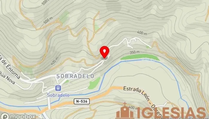 mapa de Parroquia da Encarnación Parroquia en Sobradelo