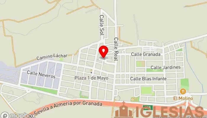 mapa de Parroquia de Jesús Nazareno Parroquia en Cijuela