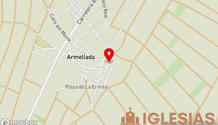 mapa de Parroquia de La Asunción de Armellada Parroquia en Turcia