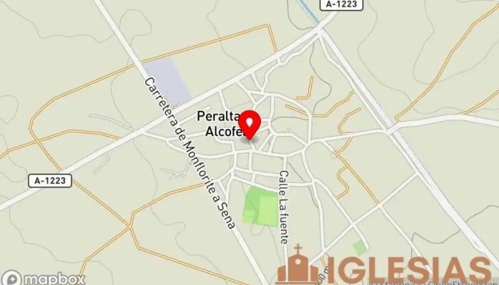 mapa de Parroquia De La Asunción De Nuestra Señora Parroquia en Peralta de Alcofea