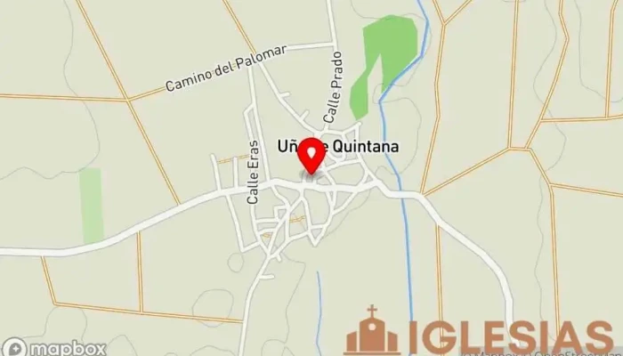 mapa de Parroquia De Los Santos Justo Y Pastor Parroquia en Uña de Quintana
