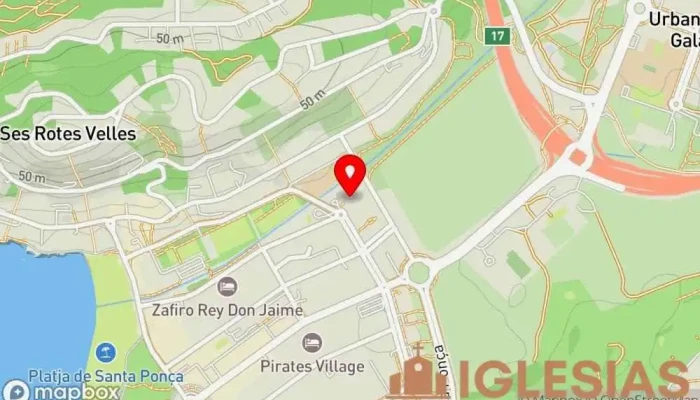 mapa de Parròquia de Nostra Senyora de l'Esperança Parroquia en Santa Ponça