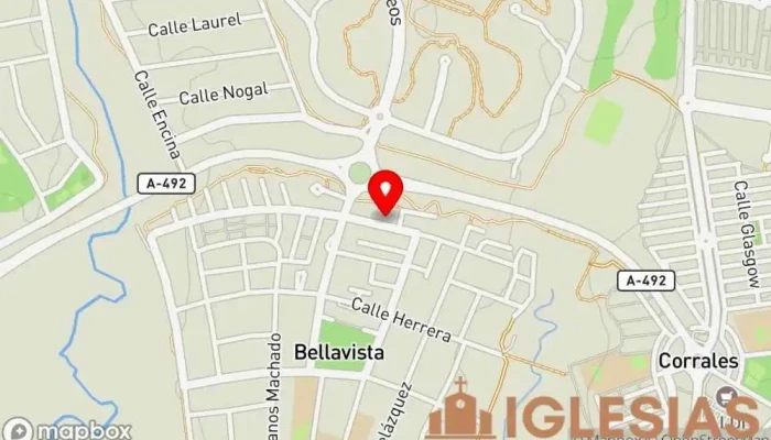 mapa de Parroquia de Nuestra Señora de Bellavista Iglesia católica en Bellavista