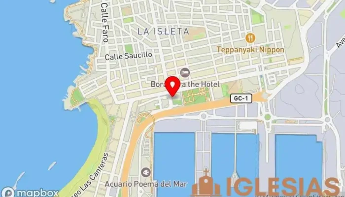 mapa de Parroquia de Nuestra Señora de la Luz Iglesia católica en Las Palmas de Gran Canaria