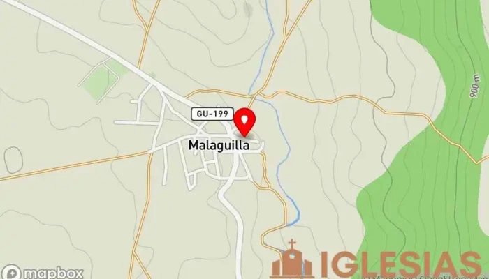 mapa de Parroquia De Nuestra Señora Del Valle Iglesia en Malaguilla