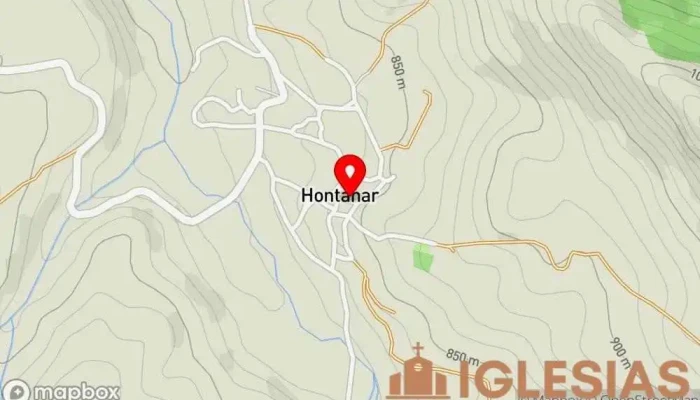 mapa de Parroquia de San Andrés Apóstol Parroquia en Hontanar