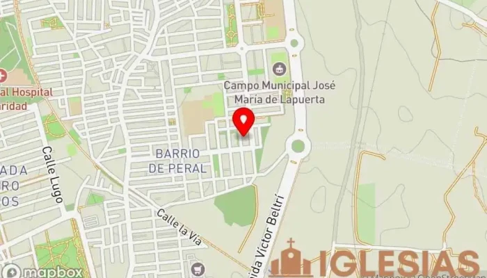 mapa de Parroquia de San Francisco de Asís Iglesia católica en Cartagena