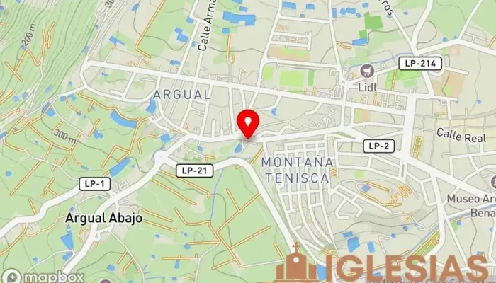 mapa de Parroquia de San Pedro Apóstol Y Los Santos Mártires Parroquia en Argual