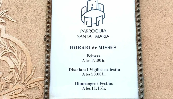 Parroquia De Santa Maria Abierto Ahora - Capellades