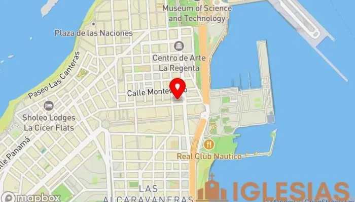 mapa de Parroquia de Santa María del Pino Iglesia católica en Las Palmas de Gran Canaria