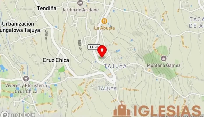 mapa de Parroquia La Sagrada Familia Iglesia en El Paso