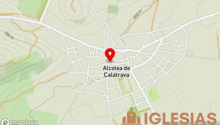 mapa de Parroquia Ntra. Sra. Asuncion Iglesia católica en Alcolea de Calatrava