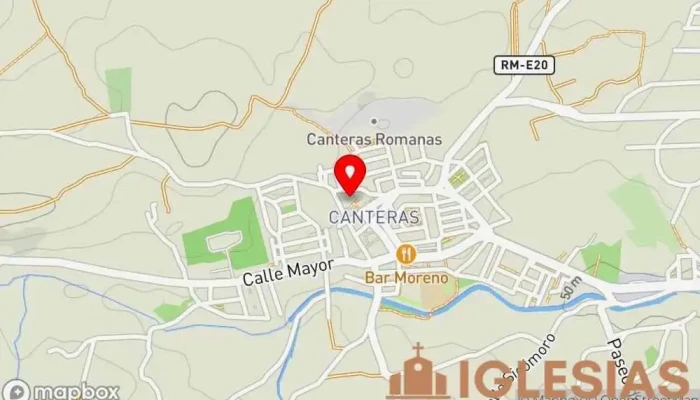 mapa de Parroquia Nuestra Señora de la Soledad - Canteras Iglesia católica en Canteras