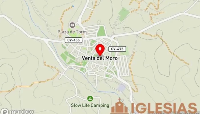 mapa de Parroquia Nuestra Señora de Loreto Parroquia en Venta del Moro