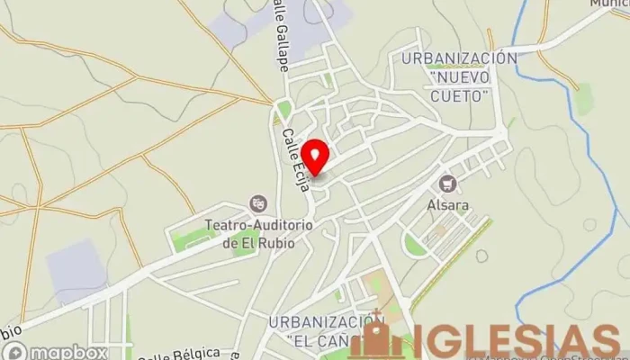 mapa de Parroquia Nuestra Señora del Rosario Parroquia en El