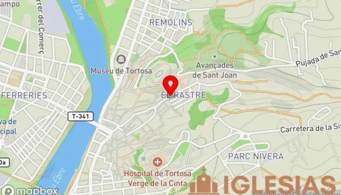 mapa de Parròquia Ortodoxa Romanesa Iglesia ortodoxa en Tortosa