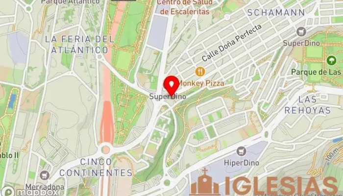 mapa de Parroquia San Marcos Evangelista Parroquia en Las Palmas de Gran Canaria
