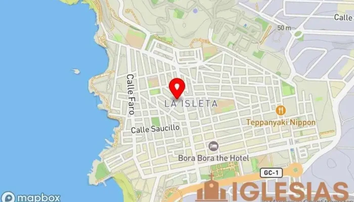 mapa de Parroquia San Pio Iglesia en Las Palmas de Gran Canaria