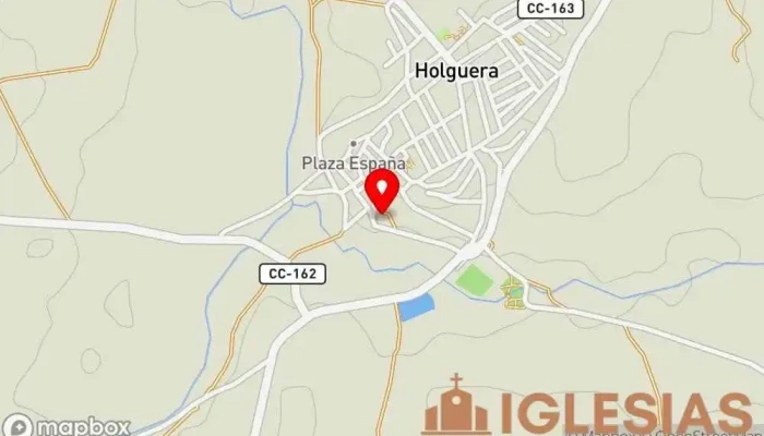 mapa de Parroquia Santa María Magdalena Iglesia en Holguera