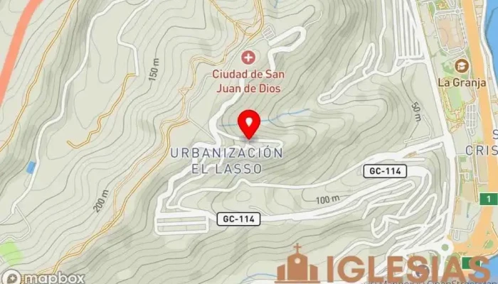 mapa de Parroquia Santa Sara Iglesia en Las Palmas de Gran Canaria