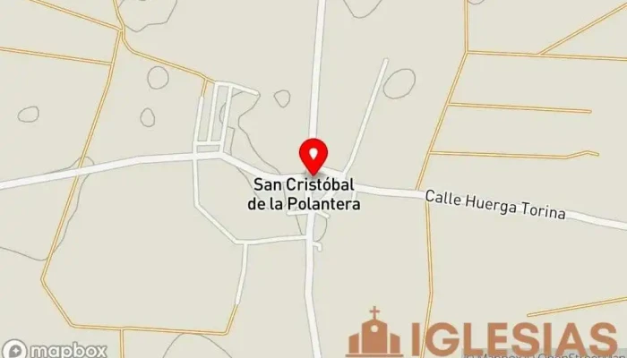 mapa de San Cristóbal de la Polantera  en San Cristóbal de la Polantera
