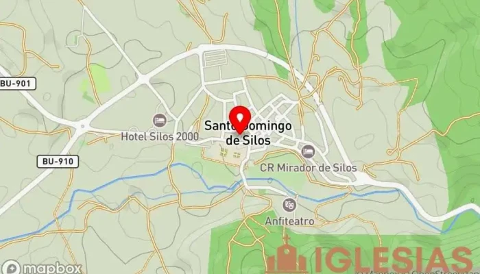 mapa de Santo Domingo de Silos  en Santo Domingo de Silos