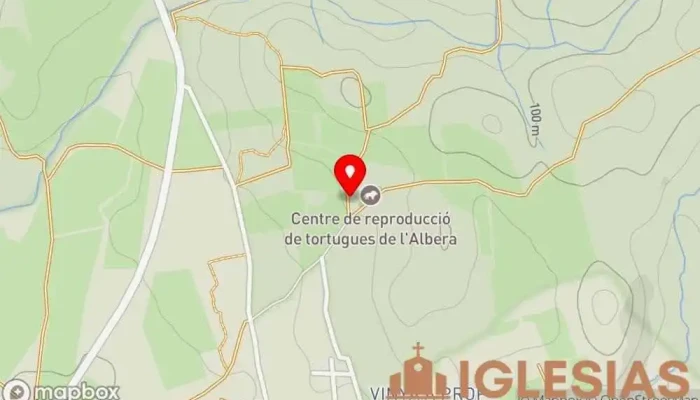mapa de Santuari Mare De Deu Del Camp Iglesia en Garriguella