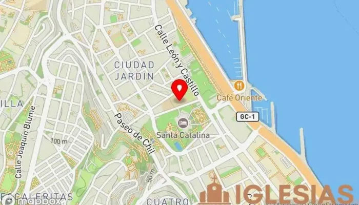 mapa de Solidaridad Don Bosco Iglesia católica, Asociación u organización, Organización sin ánimo de lucro en Las Palmas de Gran Canaria